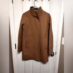 J. Crew City Coat- Camel, BNWT, size 00